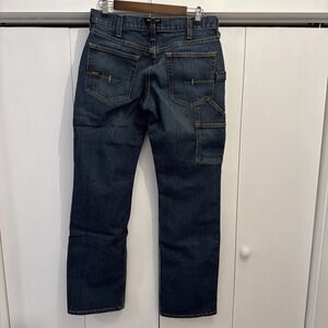 ARIAT Work REBAR M4 DuraStretch Men's Phantom Blue Relaxed Boot Jeans Size 30x34